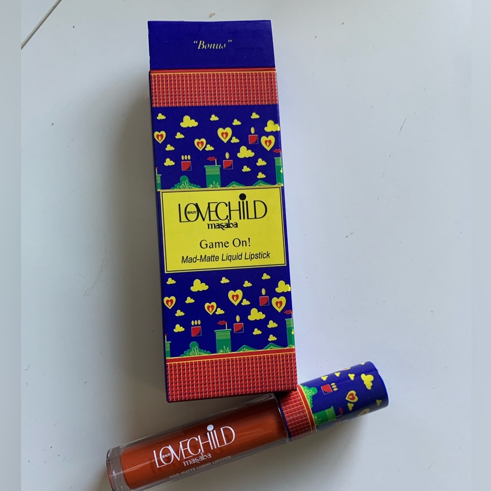 NEW Masaba Lipstick in “bonus” (brick orange matte)